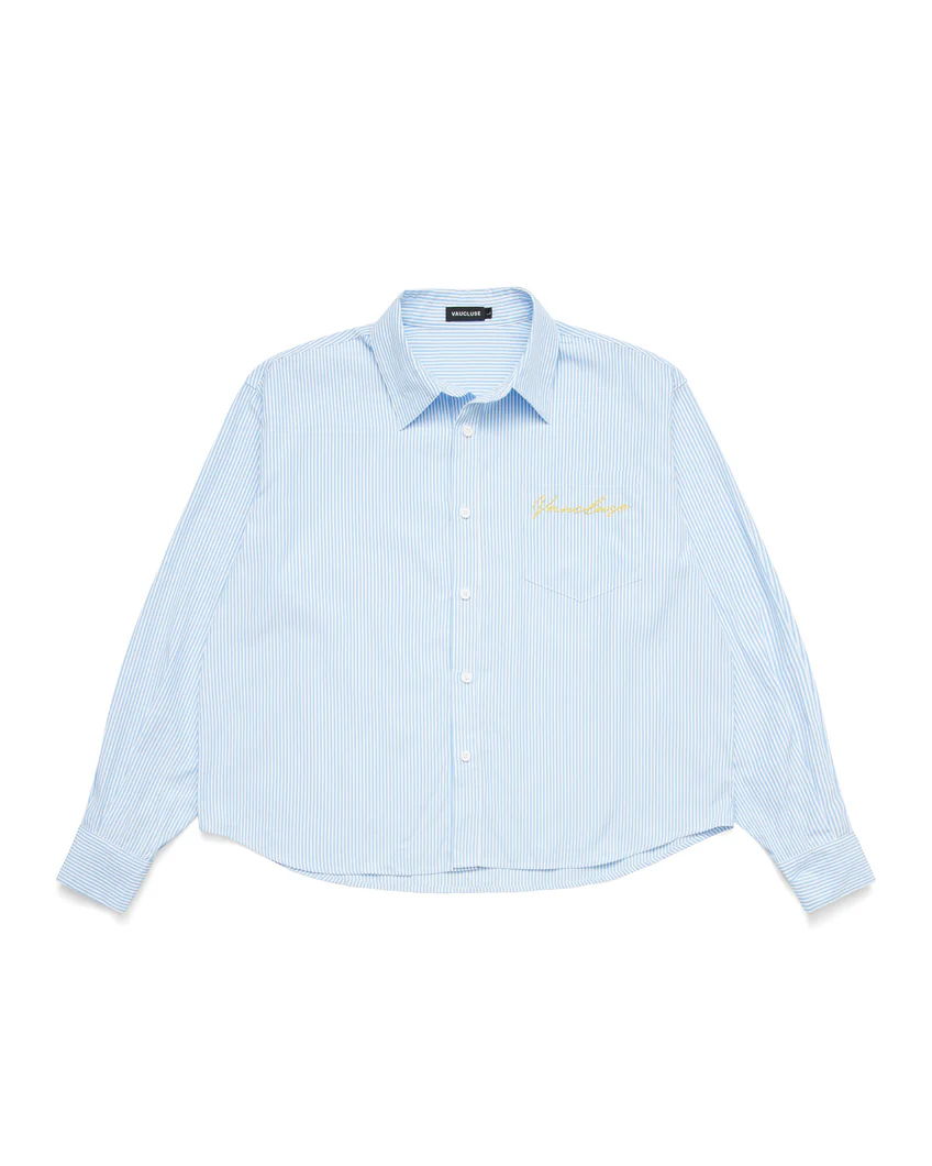 ALL SLEEVE SHIRT - BLUE/WHITE STRIPE